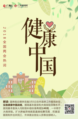 “健康中國”引領(lǐng)新時(shí)代 2018全國兩會中的健康民生藍(lán)圖